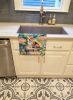 Corgi Spring Path Kitchen Towel Dish Cloths Guest Hand Towel Decorative Bathroom Towel for Face,Tea, Dishcloth, Kitchen and Bath
