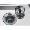 (8 pack) Silver Stainless Steel Kitchen Sink Strainer and Drain Catcher with Rubber Stopper