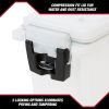 Frost Locking and Stacking Utility and Tool Box, Durable Plastic 11.5" x 5.06" x 7.25"